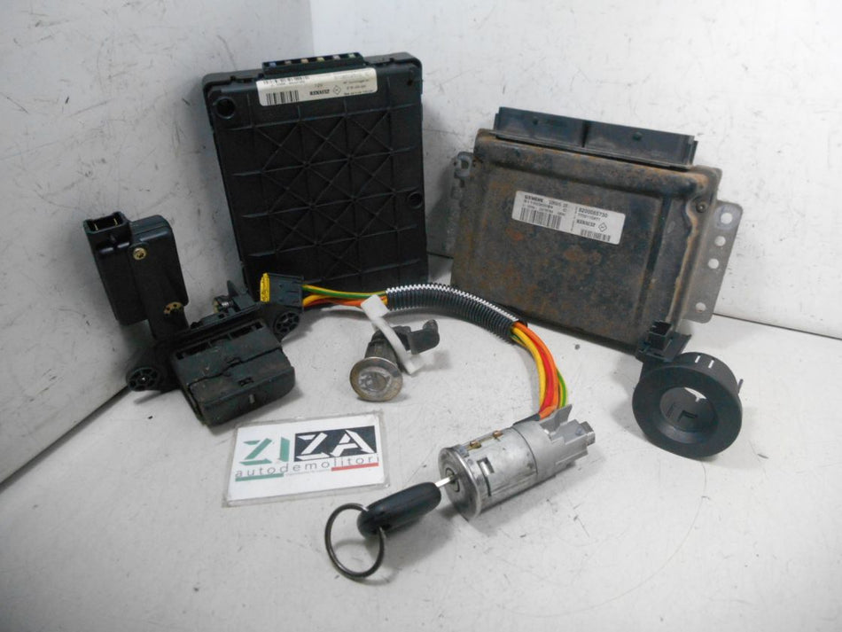 Kit Chiave ECU Renault Megane I Cabrio 1.6 16V 79kw K4MA7 2000 8200055730 7700110471 S110030054