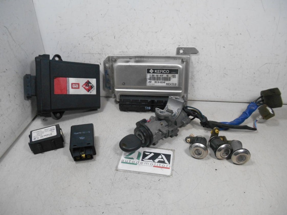 Kit Chiave ECU Hyundai Atos Prime 1.1 43kw G4HD 2003 39110-02240 9030930463F
