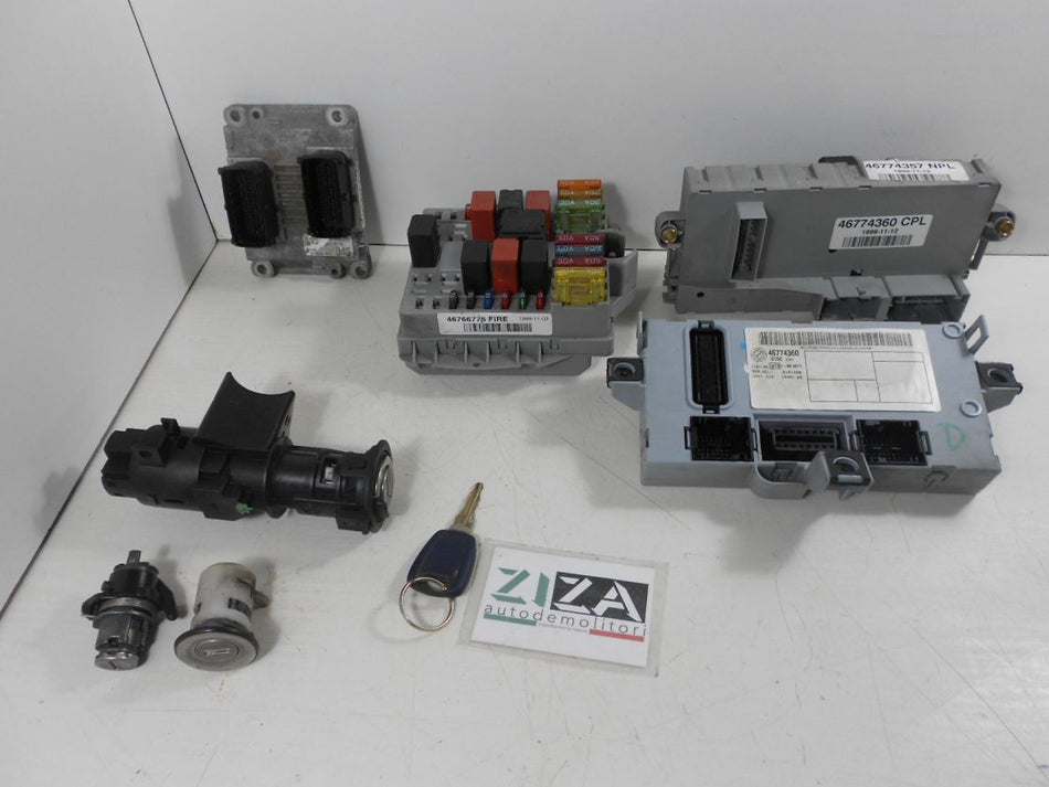 Kit Chiave ECU Fiat Punto 188 1.2 16V 80cv 188A5000 2000 0261204983 467826310