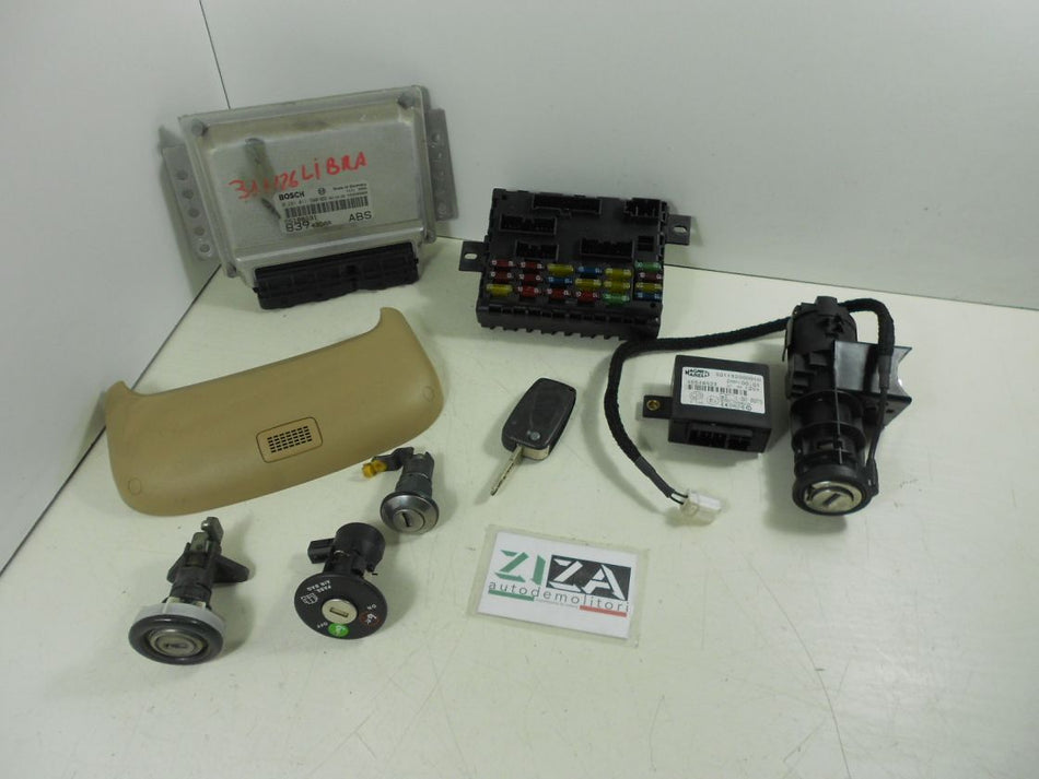 Kit Chiave ECU Lancia Lybra 1.9 JTD 85kw 937A2000 2004 0281011500 55188691
