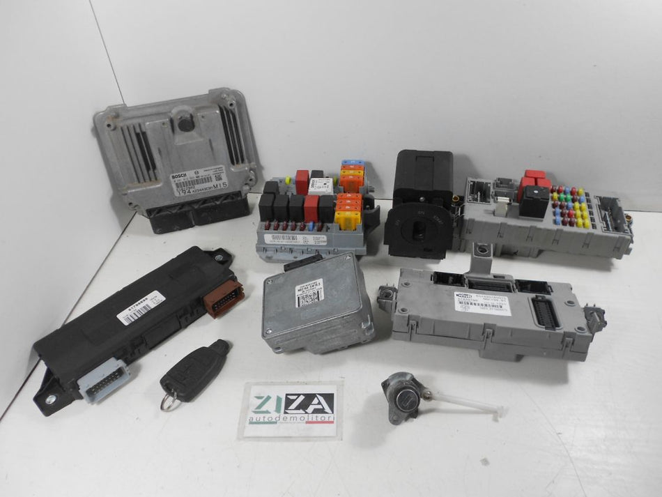 Kit Chiave ECU Fiat Croma 1.9 Mjet 150cv 939A2000 2009 0281012963 51812902