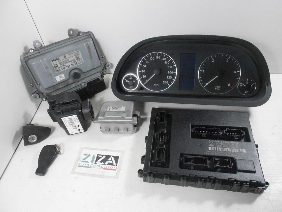 Kit Chiave ECU Mercedes W169 A180 2.0 CDI 80kw 640940 2006 A6401507679 0281013026