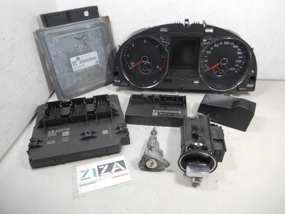 Kit Chiave ECU VW Passat B7 SW 1.6 TDI 77kw CAY 2011 03L906023FS
