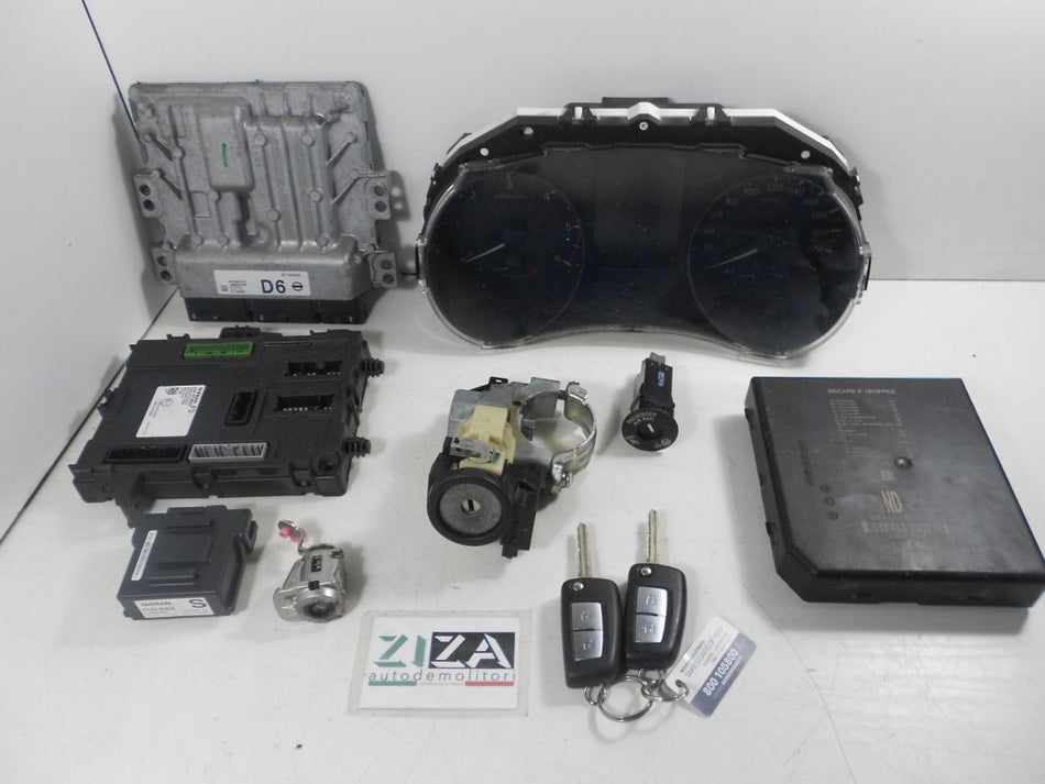 Kit Chiave ECU Nissan Qashqai J11 1.5 81kw K9K 2017 23710HX43C A2C39567001