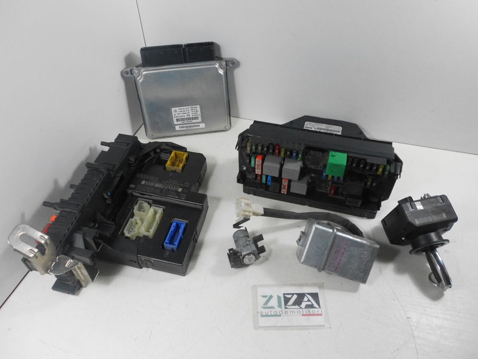 Kit Chiave ECU Mercedes W204 C220 2.2 170cv 646811 2007 A6461501972 A0054461640