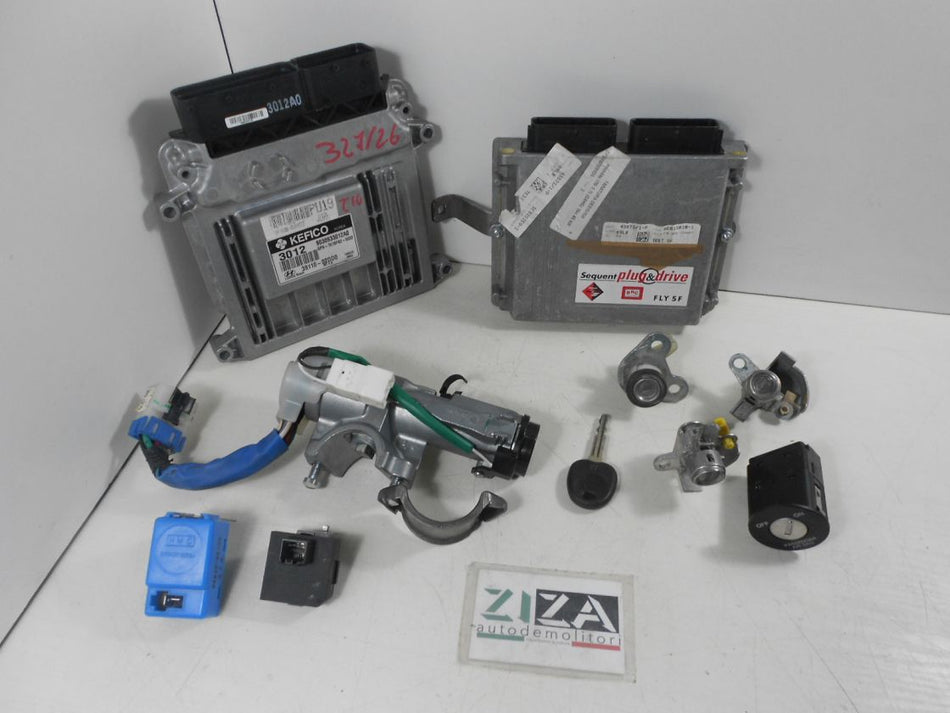 Kit Chiave ECU Hyundai i10 PA 1.1 B/GPL 48,5kw 66cv G4HG 2010 100-02D03 39110-02DD0