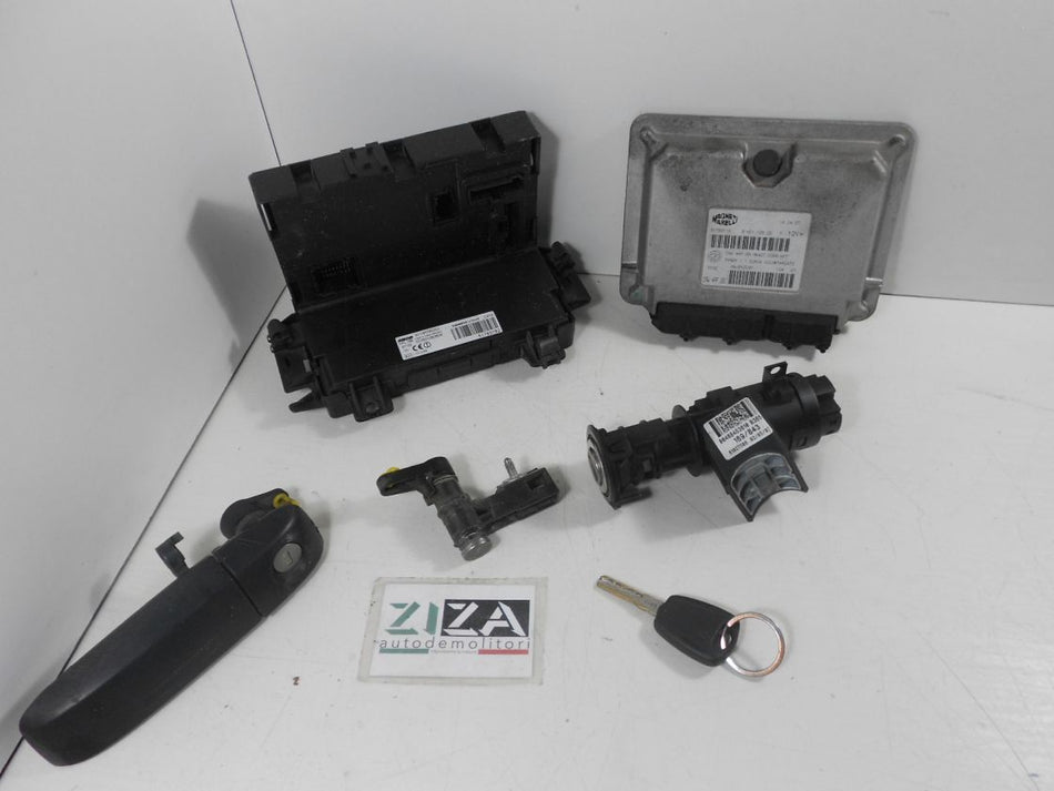 Kit Chiave ECU Fiat Panda 169 1.1 40kw 187A1000 2007 51793113 IAW4AF.SS