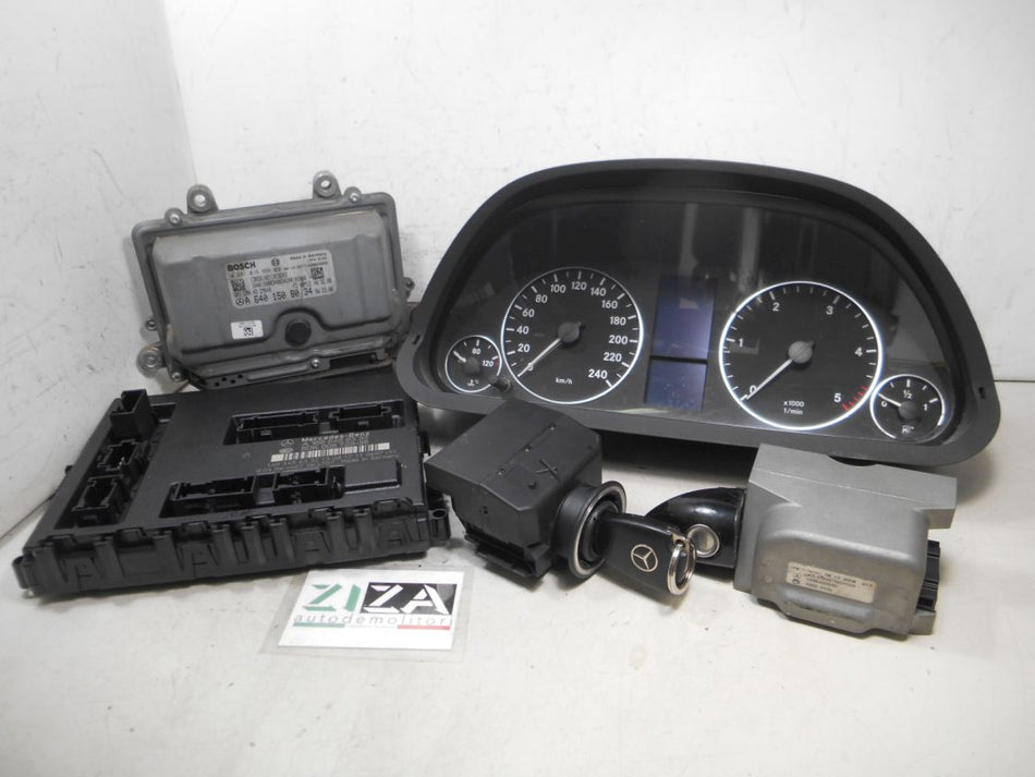 Kit Chiave ECU Mercedes W169 A180 2.0 80kw 640940 2009 A6401508034 0281015956