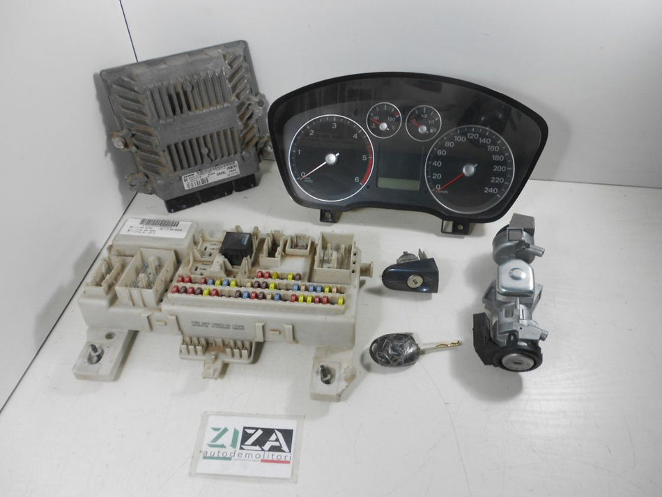 Kit Chiave ECU Ford Focus II 1.8 85kw KKDA 2006 4M51-12A650-JL 5WS40303K-T