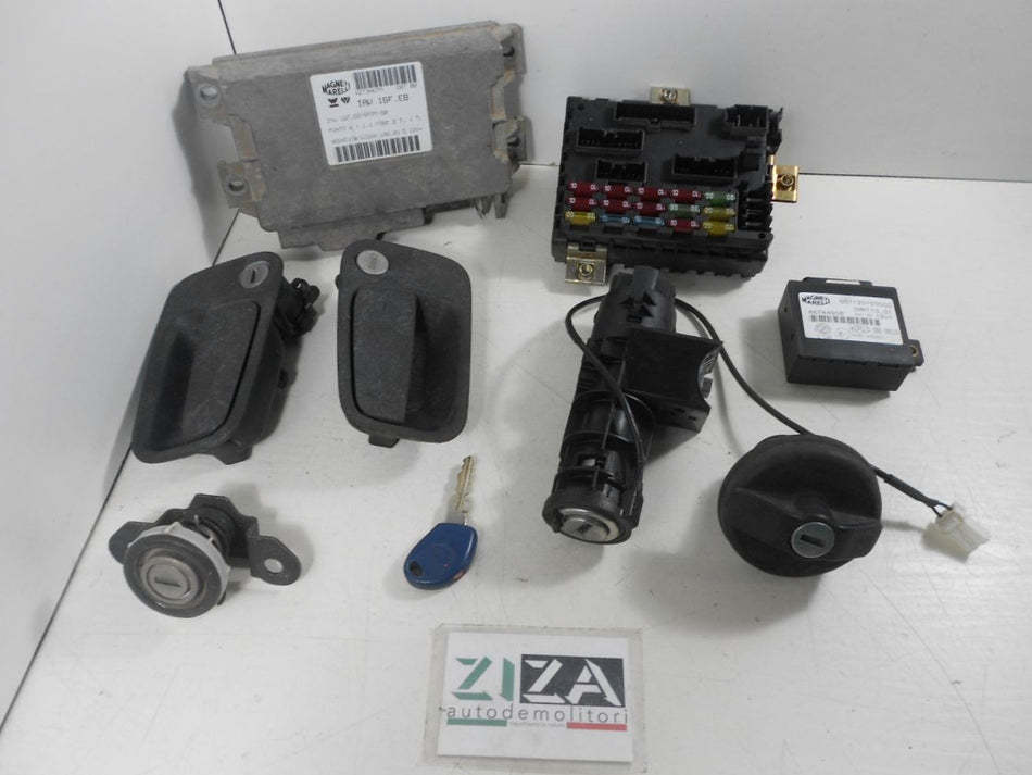 Kit Chiave ECU Lancia Y 1.1 40kw 55cv 176B2000 2000 46545150 IAW16FEB