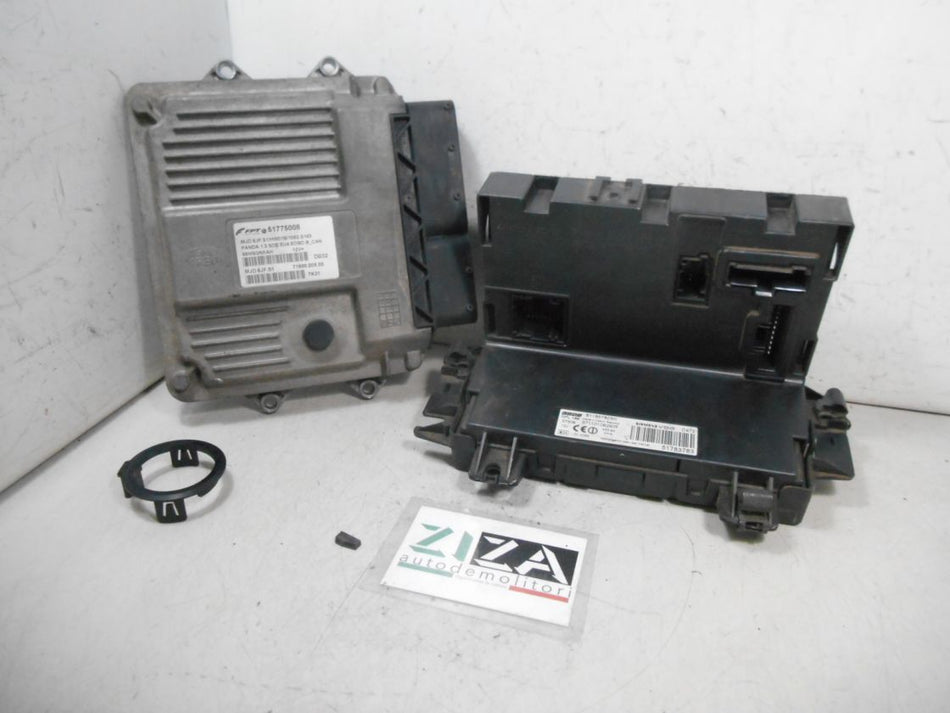 Kit Chiave ECU Fiat Panda 169 1.3 Mjet 51kw 69cv 188A8000 200 51775008