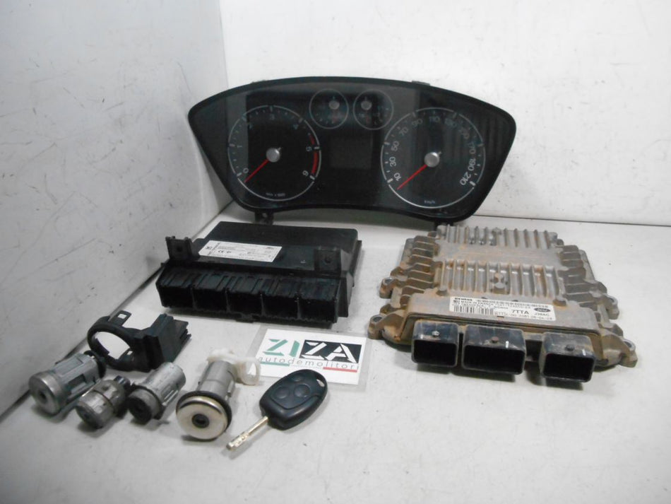 Kit Chiave ECU Ford Fiesta V 1.4 TDCI 50kw 68cv F6JB 2007 7S61-12A650-EA SID804