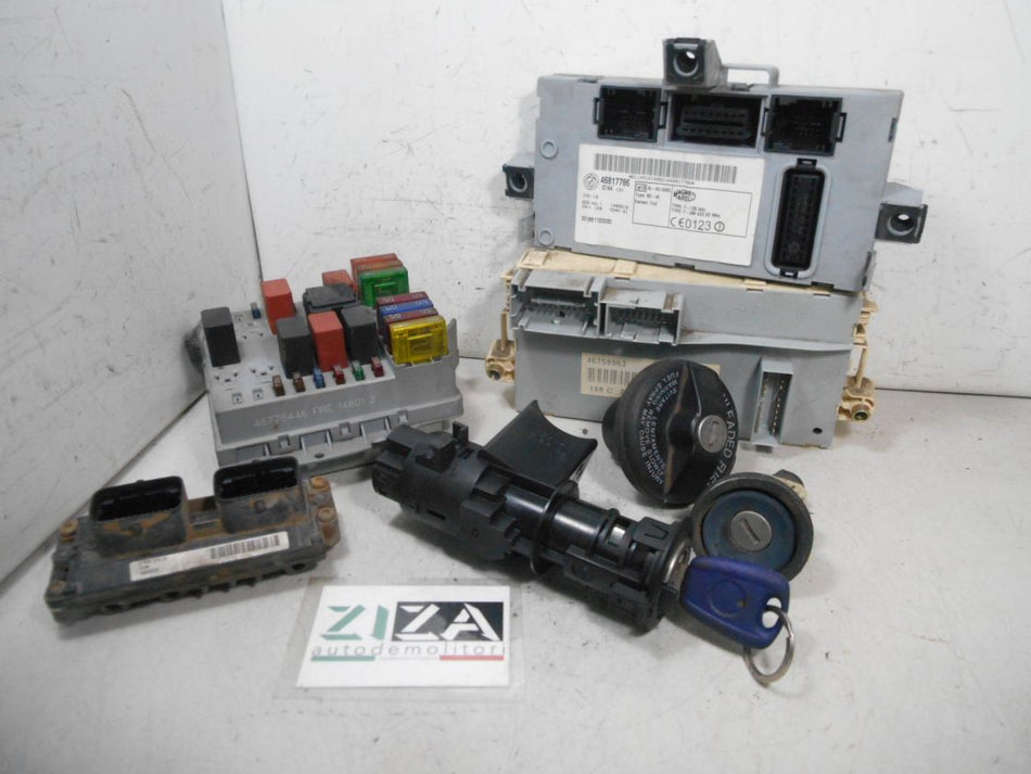 Kit Chiave ECU Fiat Punto 188 1.2 60cv 188A4000 2001 46820323 IAW59F.M3 61600.376.03