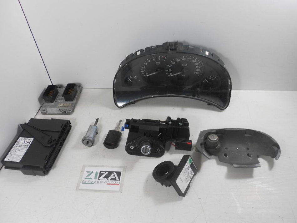 Kit Chiave ECU Opel Corsa C 1.2 55kw 75cv Z12XE 2002 0261207423 24443796 AX