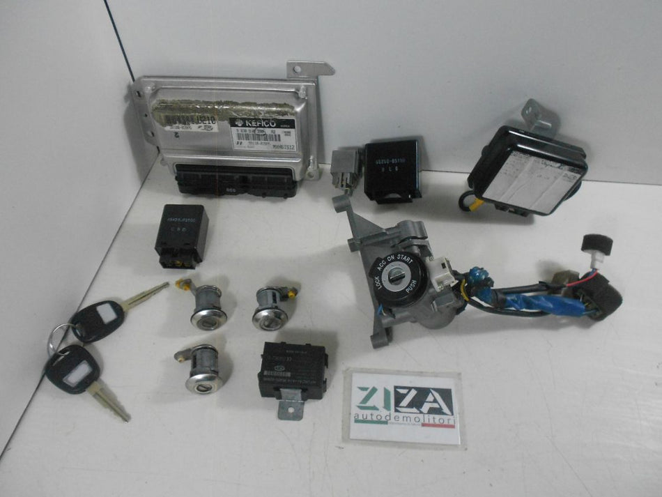 Kit Chiave ECU Hyundai Atos Prime Rest. 1.1 63cv G4HG 2007 39110-02BA5 39100-02BA5
