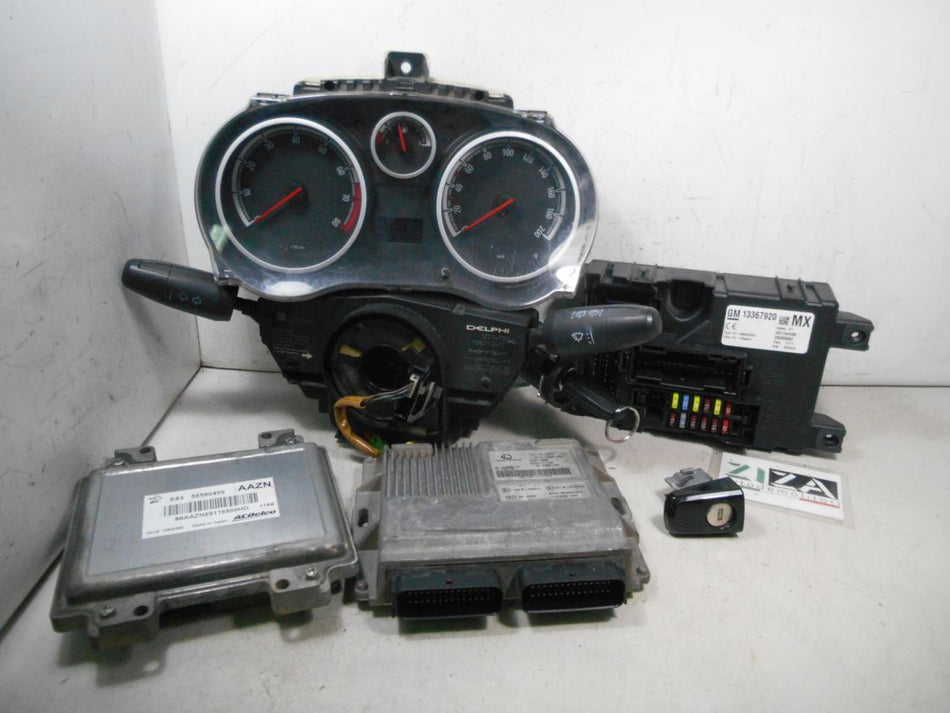 Kit Chiave ECU Opel Corsa D 1.2 B/GPL 63kw 86cv A12XER 2011 55580499