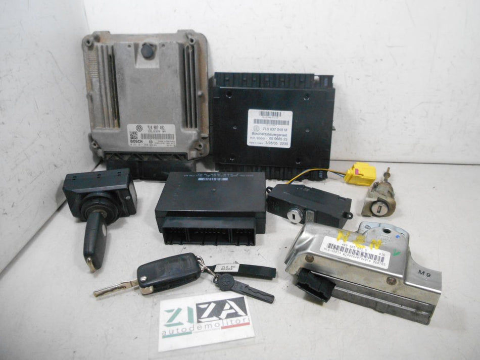 Kit Chiave ECU VW Touareg 3.0 165kw BKS 2005 0281011960 7L0907401