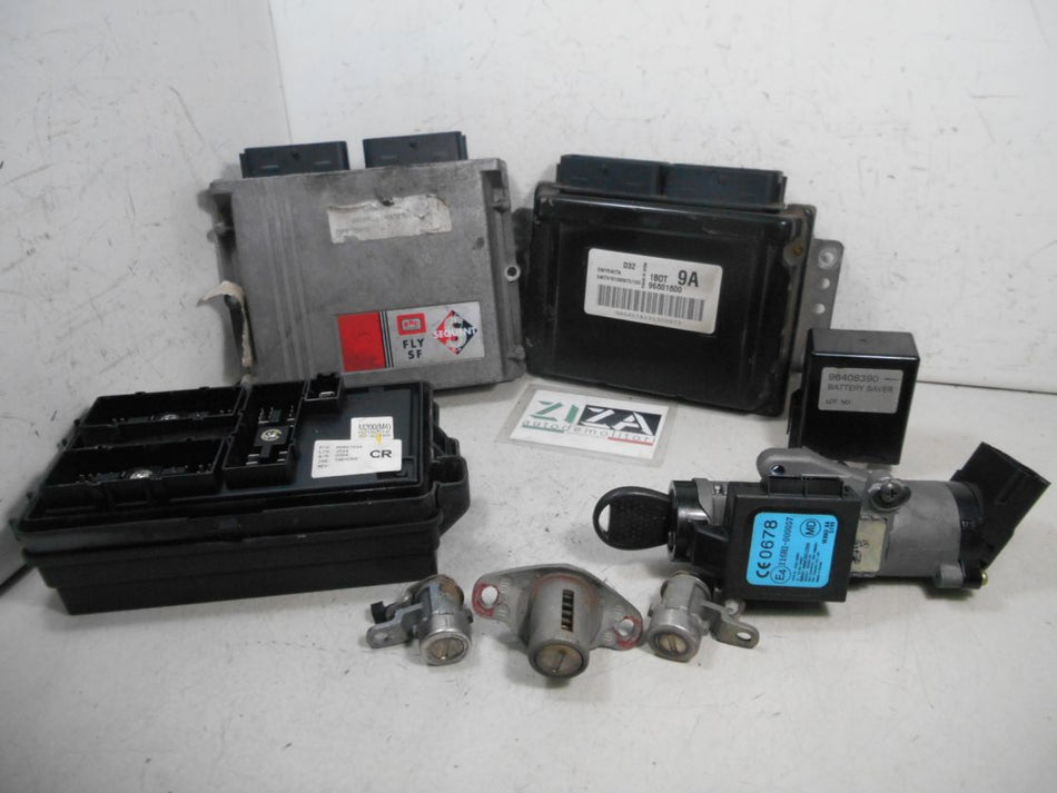 Kit Chiave ECU Chevrolet Matiz 800 B/GPL 38kw 52cv A08S3 2009 96801800