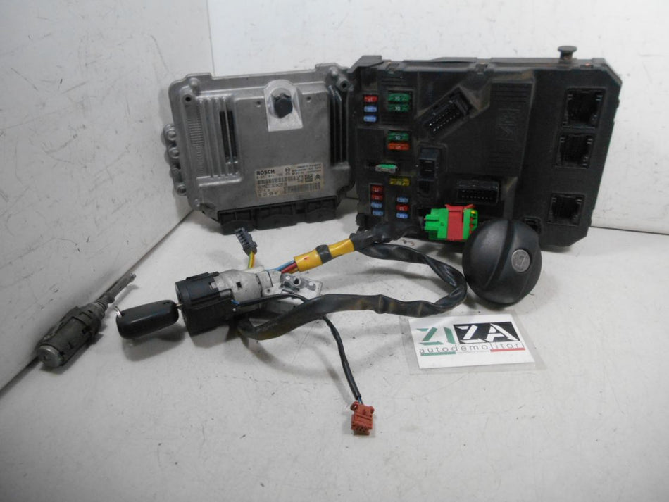 Kit Chiave ECU Citroen C3 I Res 1.4 HDI 50kw 8HZ 2005 9658556880