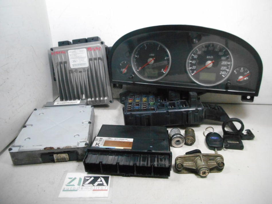 Kit Chiave ECU Ford Mondeo II 2.0 TDCI 130cv FMBA 2002 2S7Q-9F954-EA 2S71-12A650-CB