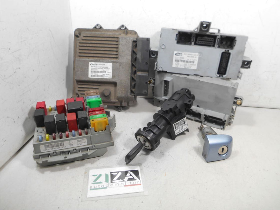 Kit Chiave ECU Fiat Idea 1.3 Mjet 90cv 199A3000 2007 51801407 MJD6F3.M3