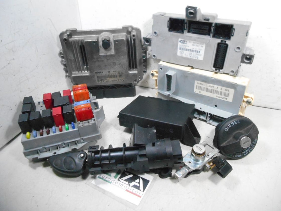 Kit Chiave ECU Alfa 147 1.9 JTDM 16V 150cv 937A5000 2006 55206271