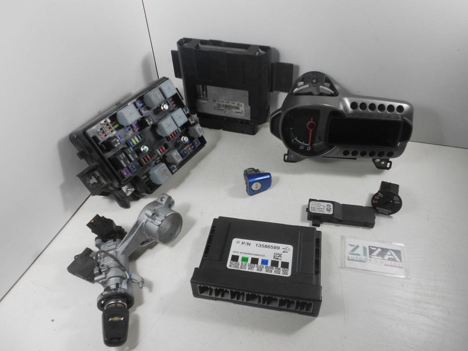 Kit Chiave ECU Chevrolet Aveo T300 1.3 55kw A13DTC 2012 55590786 0281019089