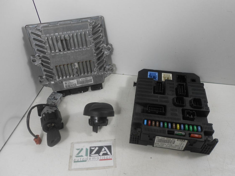 Kit Chiave ECU Citroen C3 I 1.4 HDI 50kw 8HZ 2006 9659316380 5WS40285B-T