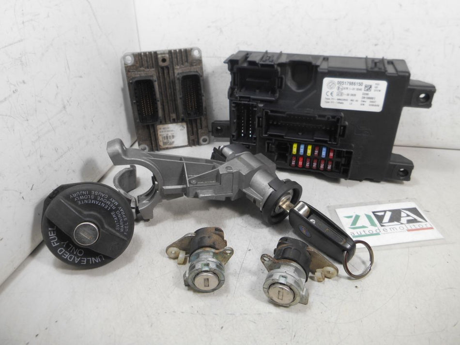 Kit Chiave ECU Fiat Grande Punto 1.2 48kw 199A4000 2007 51798649 IAW5SF3.M1