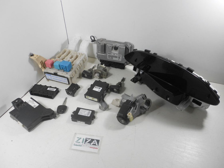 Kit Chiave ECU Toyota Yaris XP9F 1.0 69cv 1KRFE 2010 0261S04205 89661-0DB60