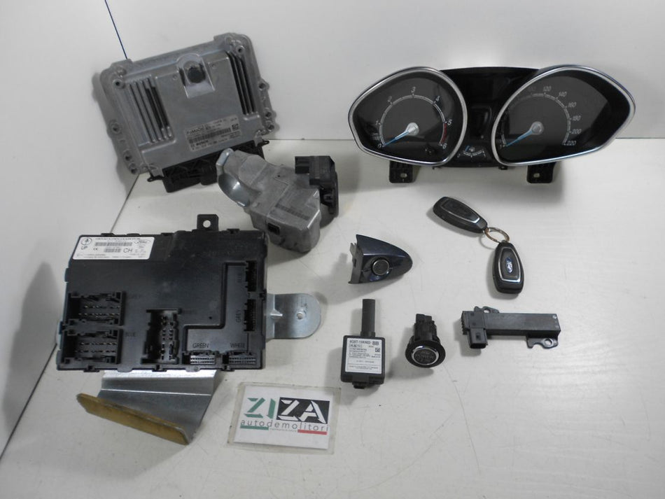 Kit Chiave ECU Ford B-Max 1.6 TDCI 90cv T3JB 2013 CV11-12A650-DG 0281030252