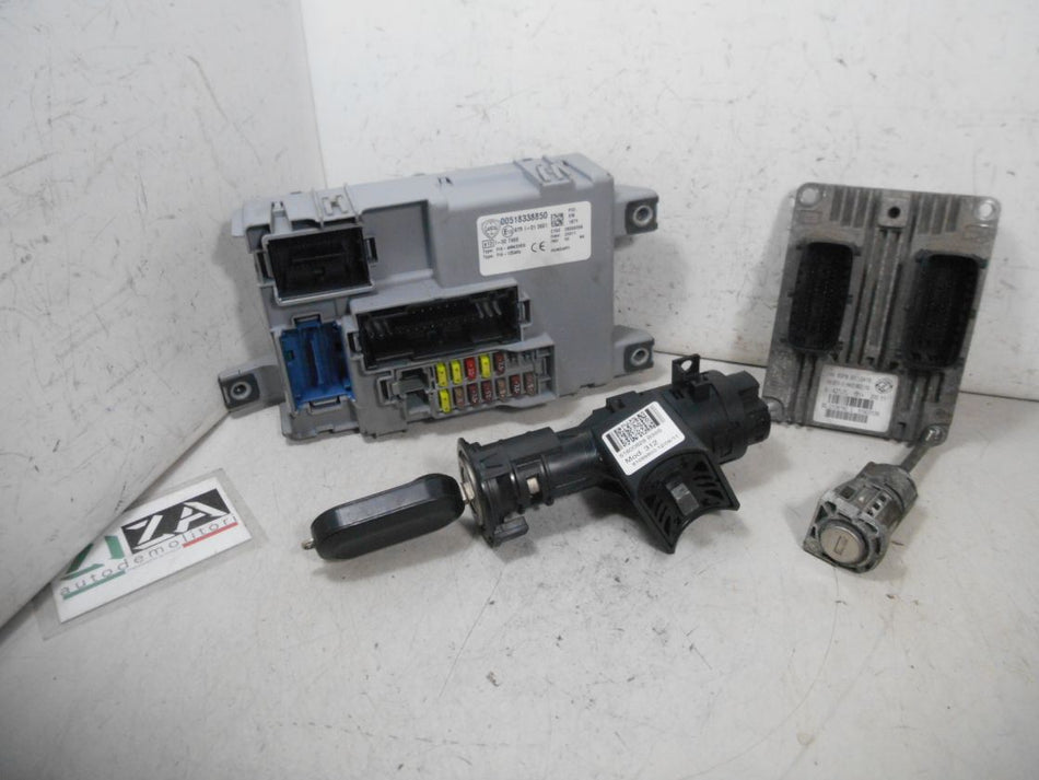 Kit Chiave ECU Lancia Ypsilon 846 1.2 69cv 169A4000 2011 51903139 IAW5SF9.A1