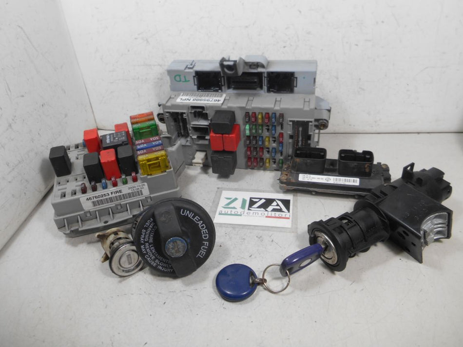 Kit Chiave ECU Fiat Punto 188 1.2 60cv 188A4000 2000 55181132 IAW59F.M3