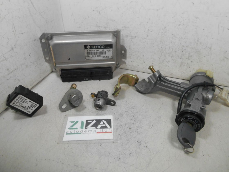 Kit Chiave ECU Kia Picanto SA 1.1 65cv G4HG 2004 39110-02055 9030930496F