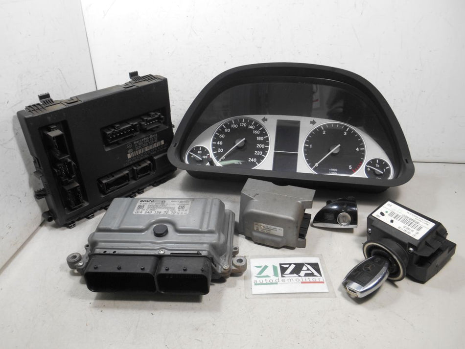 Kit Chiave ECU Mercedes W245 B180 2.0 CDI 80kw 640940 2006 A6401507279 0281013022