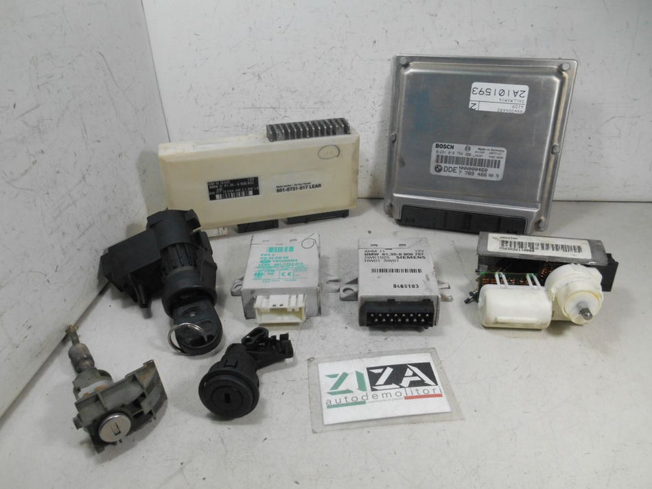 Kit Chiave ECU Land Rover Range Rover L322 3.0 130kw 177cv 306D1 2002 NNN000460 NNW004680