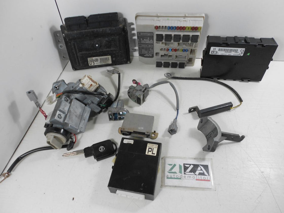 Kit Chiave ECU Nissan Micra K12 1.2 16V 80cv CR12 2003 MEC32-040 284B2AX600