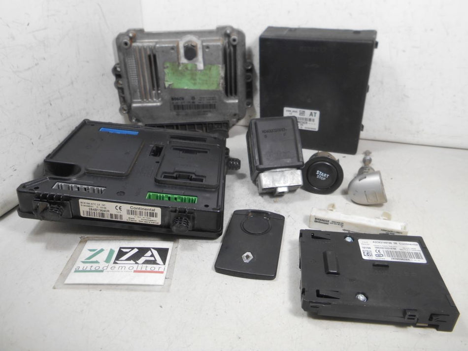 Kit Chiave ECU Renault Scenic III 1.9 96kw F9QN8 2010 237100055R 0281014546