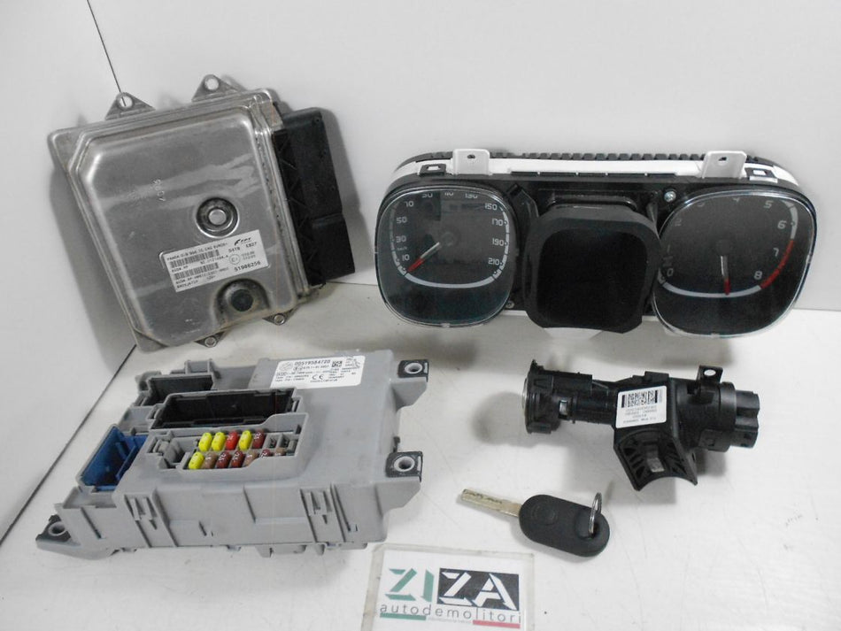 Kit Chiave ECU Fiat Panda 319 0.9 Twinair B/Met 85cv 2014 51986256
