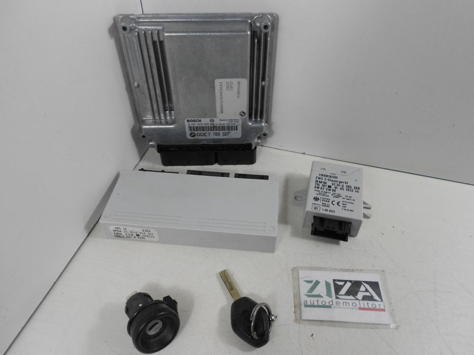 Kit Chiave ECU BMW E46 320d 2.0 150cv 204D4 2002 0281010565 7793443