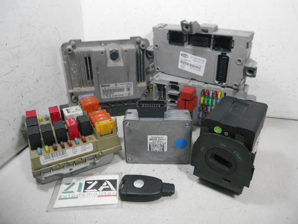 Kit Chiave ECU Fiat Croma 1.9 88kw 939A1000 2007 55205058 0281012897