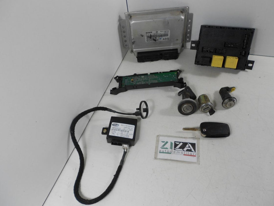 Kit Chiave ECU Lancia Lybra 1.9 JTD 85kw 937A2000 2003 0281011500 55188691