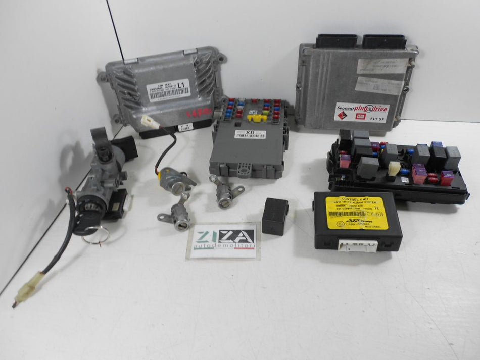 Kit Chiave ECU Chevrolet Aveo T250 1.2 B/GPL 62kw B12D1 2010 96983177