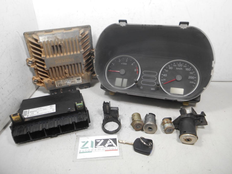 Kit Chiave ECU Ford Fusion 1.4 TDCI 50kw F6JA 2005 3S61-12A650-LC