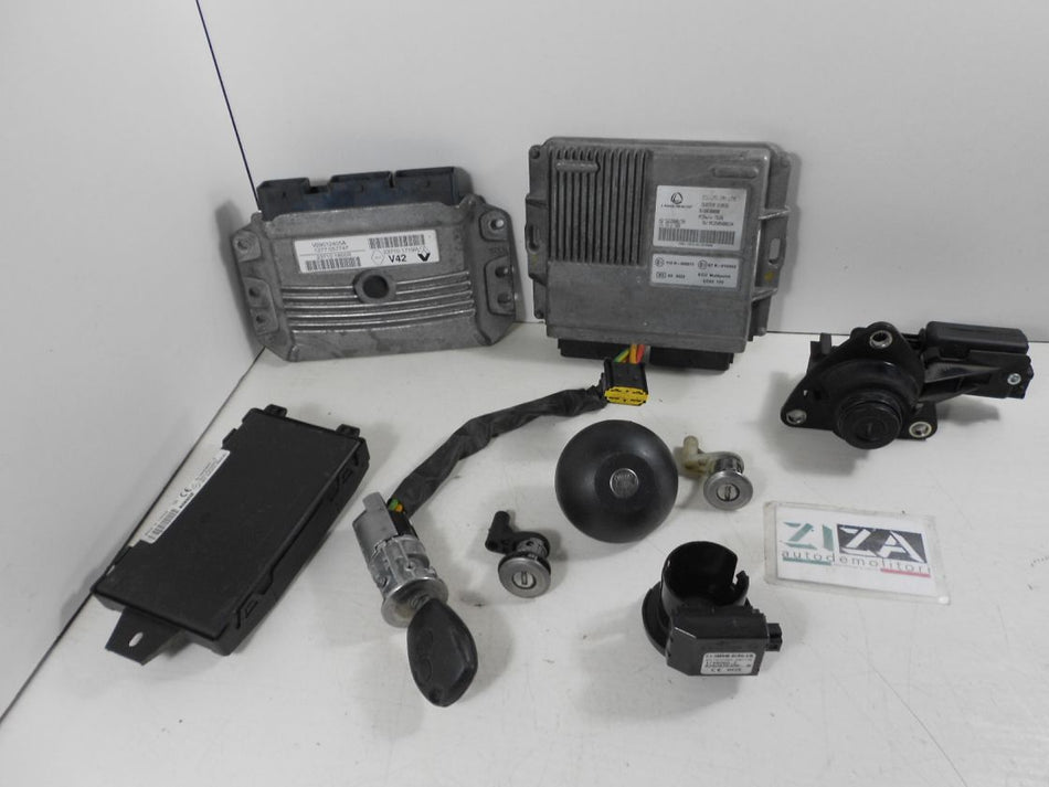 Kit Chiave ECU Dacia Duster I 1.6 B/GPL 77kw K4M H6 2012 237101719R 237101855R