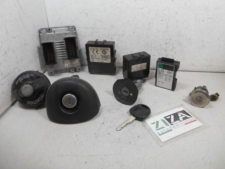 Kit Chiave ECU Opel Agila A 1.2 16V 55kw 75cv Z12XE 2002 0261207426 24456865