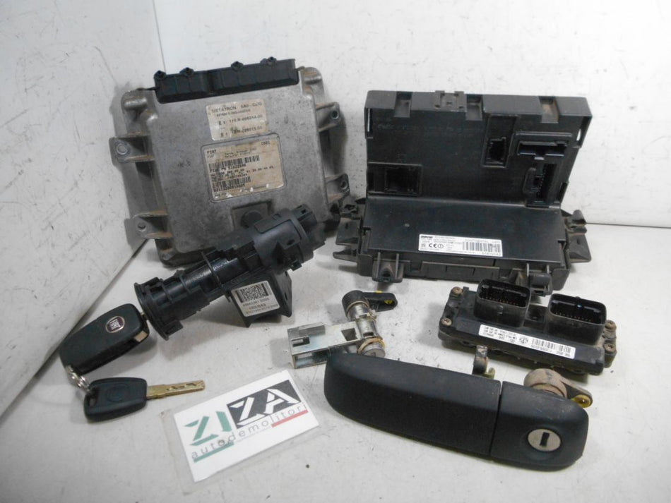 Kit Chiave ECU Fiat Panda 169 1.2 B/Met 60cv 188A4000 2010 51798646