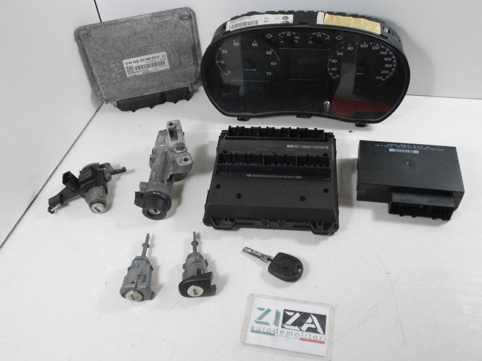 Kit Chiave ECU VW Polo 9N3 1.2 47kw 64cv BME 2007 03E906023D 5WP40502
