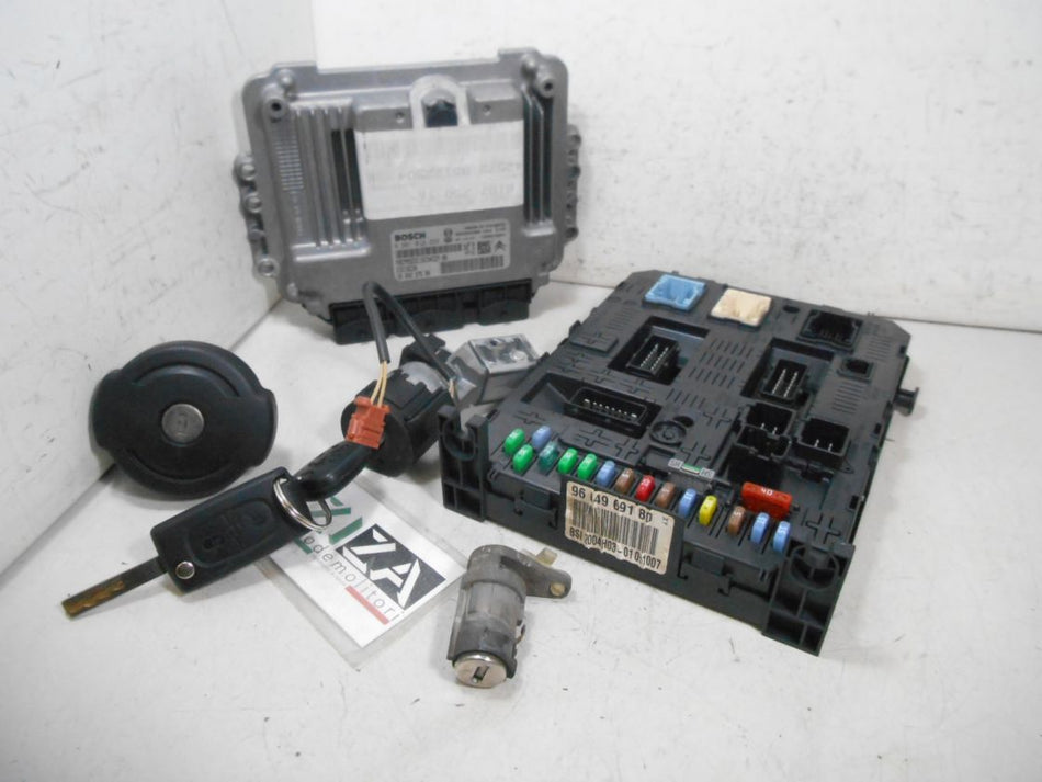 Kit Chiave ECU Peugeot 307 SW 1.6 HDI 90cv 9HV 2008 9664257580