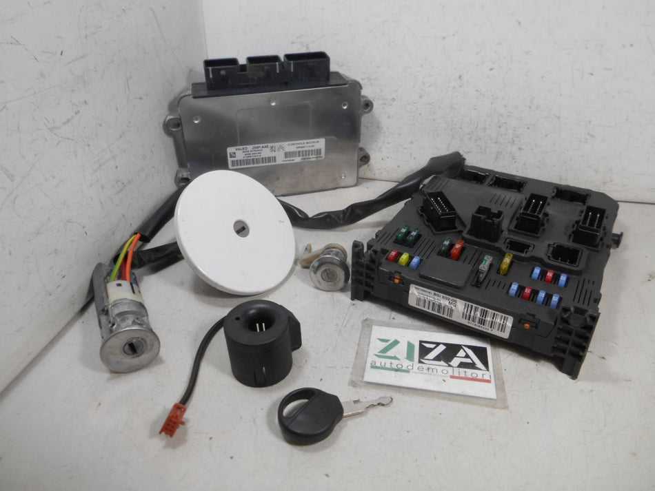 Kit Chiave ECU Peugeot 206+ 1.1 44,1kw 60cv HFX 2009 9667112180 21586716-0A